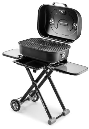 GURUSS Holzkohlegrill xxl mit Deckel Edelstahl Bbq Smoker Kohle Grill Set mit Schürze
