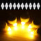 10 x LED Laternenlichter, LED Ballonlichter Warmweiß, Mini LED Lampions LED Papierlampe Lichterkette mit Batterie, Mini LED Licht für Hochzeit Deko, Party, Halloween, Weihnachten
