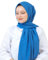 Prien Hijab Kopftuch für Damen, Muslimische Kleid Schal, Kopftücher für Mädchen, Islamische Langer Scarf, Chiffon Turban Kleider für Ramadan (Indigo)