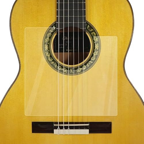 1 x Konzertgitarre Schlagbrett Akustische Gitarre Transparent Pickguard Gitarre Anti-Kratzer Classic Guard Plate 20 x 21 cm