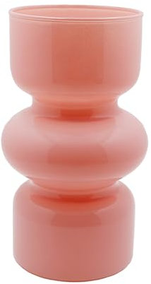Geometrische Glasvase, Moderne Vasen Hydroponische Glasblumenvase, Tulpenvase Blumenvase Glas, Dekorative Vase für Haus Büro Hochzeit (Rosa)