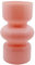 Florero geométrico de cristal, jarrones modernos floreros hidropónicos de cristal, jarrón de tulipanes, jarrón decorativo para el hogar, la oficina, la boda (rosa)