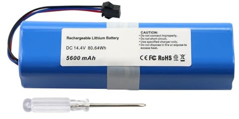 ANTIEE 5600mAh Battery for Laresar L6 Pro,VIOMI S9,Ultenic T10 Vacuum Cleaners domestic robot 14.4V 80.64Wh