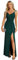 Ever-Pretty Vestito da Cerimonia Maxi Lungo Donna Elegante Senza Schienale Vestito da Cocktail Slim Vita Alta Abito da Sera Donna Vestito Donna Sexy Senza Manica Verde Scuro 46