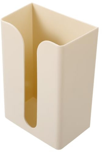 COSMEVIVI Cremefarbene Taschentuchbox Serviettenspender Wandmontage Wischtuchspender Behälter Für Badezimmer Toilettentücher Papierhandtuchspender Handtuchspender