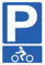 Pubblimania Cartello Parcheggio Motociclette in alluminio composito da 3 mm. Per uso esterno o interno (Cm 30x40)