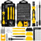 Zeawavsl Feinmechaniker Schraubendreher Werkzeug Set, 122 in 1 Mit kleiner Bürste, Handy Reparatur Werkzeug Set für Smartphones, IPhones, Tablets, Laptops, Kameras, Brillen (Yellow)