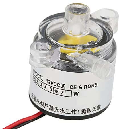 12V Pumpe Energiesparende Tauchpumpe für Heizkörper Wasserzirkulationssystem, 1pc Mini Bürstenlose Wasserpumpe 2L/min
