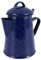 Swiixxer Caffettiera smaltata a mano, 1,2 l, motivo: cielo stellato, blu