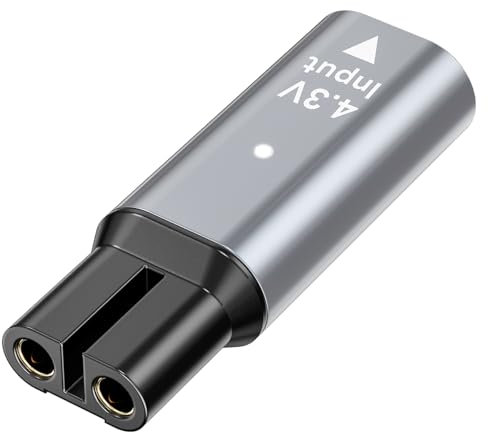 USB-C Shaver Adapter 4.3V Compatilbe with Philips, Mellbree A00390 Charging Converter Compatible with Philips Norelco Oneblade QP2520 QP2515 QP2620