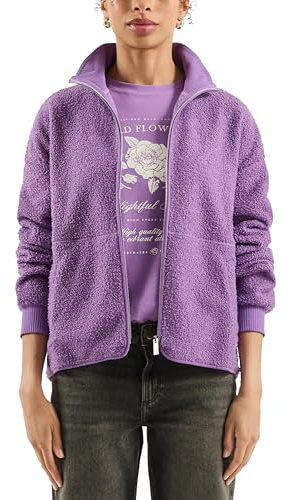 QS Damen 2174567 Sweatjacke Aus Weichem Teddyfleece, 4672, M EU