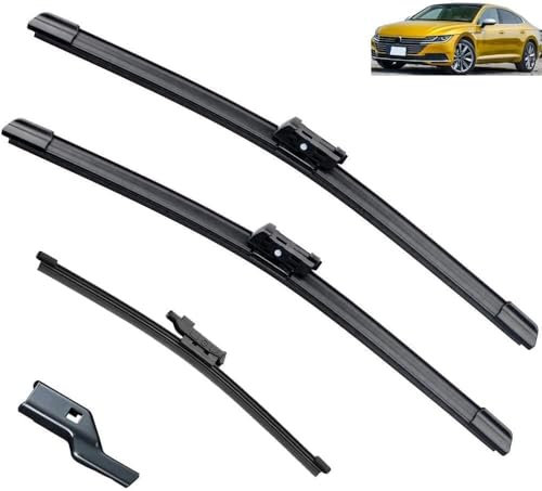LYangr Automotive Scheibenwischer für VW Golf 8 VIII Hatchback Variant 2019-2023 R Line GTI, Windschutzscheibe Scheibenwischer Vorne Hinten Wischer Set Auto Wischer Wischerblätter Windschut