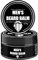 Männer Bartbalsam 80g, Bartbalsam für Männer, Natürliche Bartpflege Wachs Leave-in Bart Conditioner Gesichtshaar Feuchtigkeitscreme für die Erweichung von Haaren, Bartpomade für Männer (80G, 1PC)