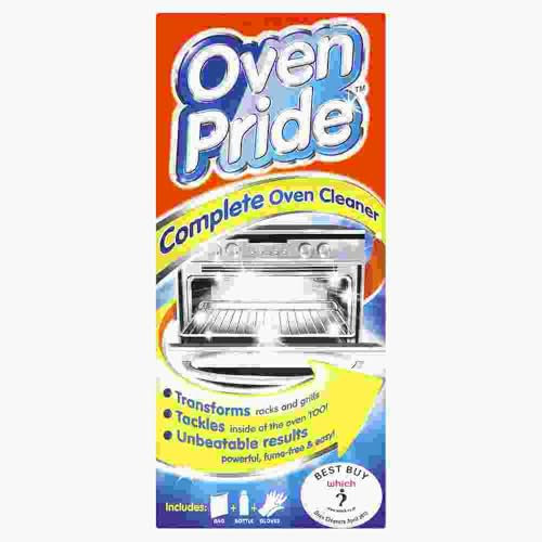 Heavy-Duty Oven Cleaner Kit Standard Pack 500ml Deep Cleans Oven, Racks & Trays Tough Grease & Burnt-On Food Remover Easy to Use with Gloves & Bag Included