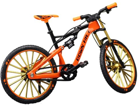 Generisch Miniatur Finger Mountainbike Modell Druckguss Spielzeug, 1:10 Legierungs Fahrradmodell Finger Mountainbike Spielzeug Für Desktop – Für Kinder Jun-gen
