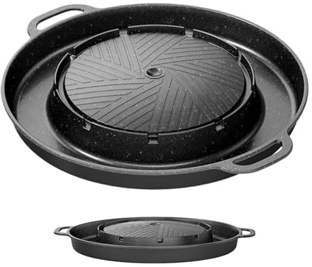 Grillpfanne Für Herdplatten Mit Doppelfunktion Indoor Grillpfanne