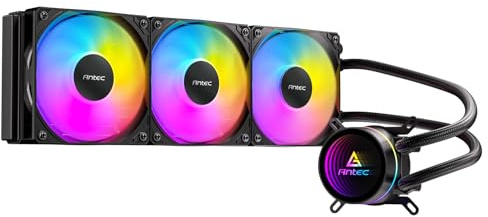 Antec Luna 360 ARGB AIO Liquid CPU Kühler, 3 x 120 mm PWM ARGB Lüfter, Infinity Mirror Pumpenkopf Design, Hochleistungskühlung, Intel LGA 1700/1851 & AMD AM4/AM5