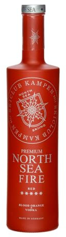 North Sea Fire, Vodka-Likör mit Orange, 15% vol., Skiclub Kampen, 700 ml