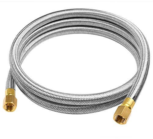 GASPRO Propanschlauchverlängerung für Propangas-Geräte mit 3/8-Zoll-Außengewinde, für Wohnmobil, Gasgrill, Heizung, Brenner und mehr, flexibel und stabil