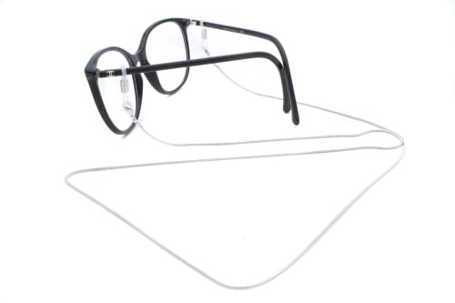 GERNEO - DAS ORIGINAL - Premium Brillenkette & Brillenband in diversen Farben - aus 18 Karat Gold oder 925er Silber - feingliedrig (silber) - Unisex für Lesebrille & Sonnenbrille