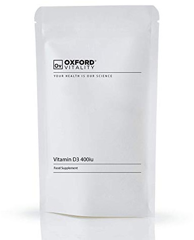 Vitamin D3 Tablets | 400 iu Supplement for Immune & Bone Health | Oxford Vitality (365)