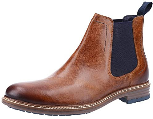 Hush Puppies Herren Justin Chelsea-Stiefel, hautfarben, 45 EU