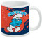 Grouchy Smurf Neon Keramik Kaffeetasse Neuheit Geschenk Tassen für Kaffee, Tee und heiße Getränke, 325 ml, Weiß