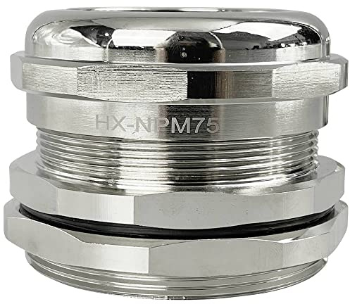 TRU Components TC-10302864 Kabelverschraubung M75 Messing (vernickelt) Metall 1 St.