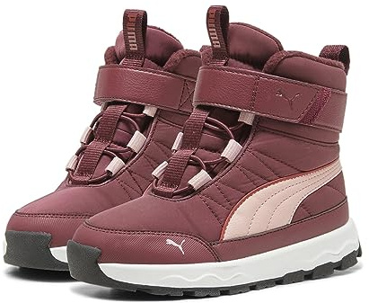 PUMA PUMA Evolve Boots Kinder, Dark Jasper-Future Pink-Astro Red, 33 EU