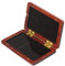 Milisten Box Dark Breathable Red For Holder Walnut Reed Holz Klarinette Reeds Case Saxophon schimmelresistent
