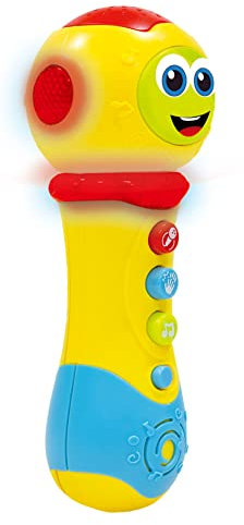 Microphone 2 en 1 - Carotina Baby - joue de la musique, amplifie la voix et fait de la lumiere - LISCIANI