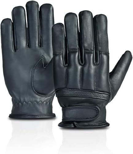 Desert Hawk Tactical Taktische Einsatzhandschuhe mit Quarzsand echtleder Security Handschuhe (XL)