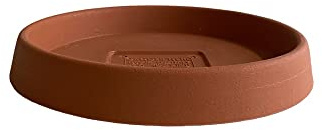 Garden Italia Vasi Sottovaso Tondo in Resina LCR 57 diam. Interno cm.50 in Resina Colore Terracotta Made in Italy per Esterni - infrangibile - Robusto - Resistente al Gelo