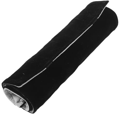 CALLARON Rollo De Viaje Bolsa De Almacenamiento Expositor De Cadena Enrollable Collar De Pendientes De Bolsa Viajes Joyas Caso Viajar Estuche Para Brochas De Maquillaje Plegable