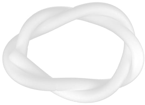 Hoement White Foam Backer Rod for Concrete Structures, Gap Filler Foam Strip with Convenient Design and Deformation Prevention, for Construction Projects and Mortar Repair