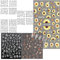 9 Blatt 3D Nagelsticker Frühling Blume Nagelaufkleber 5D Stereoskopisch Selbstklebend Nail Art Sticker Dekoration Nageldesign Zubehör
