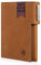 DORERO Slim Wallet - Mini Geldbörse Herren & Damen klein - RFID Schutz - Herren Geldbeutel mit Münzfach Portemonnaie - Kreditkartenetui für bis zu 11 Karten (Cognac Braun)