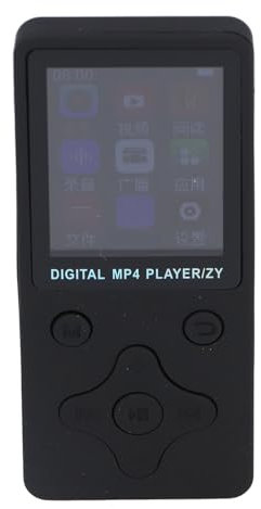 MP3 Player, MP3 Player with Bluetooth 5.0 & 64GB Memory Card, HiFi Lossless Audio Quality, Premium Audio Experience for Music Enthusiasts, Earphones Included (Black)