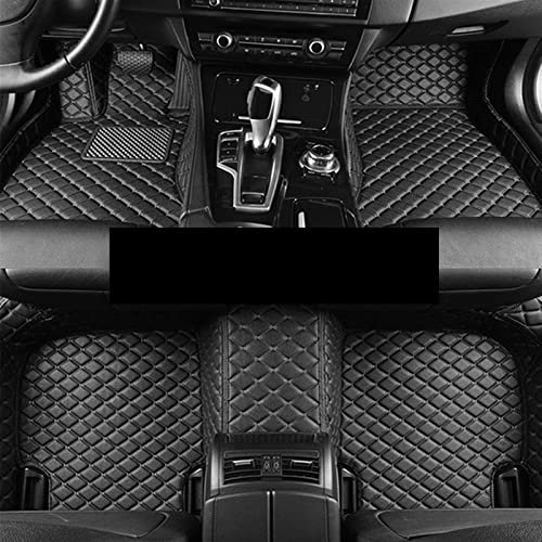 ABLSUR Tapis De Sol De Voiture Imperméables pour Morris pour Garages pour MG ZS 2020 2019 2018 2017 Tapis Pièces Protecteur Auto Tapis Intérieurs Tapis Sol Anti-dérapant(LHD 3pcs blk Black)