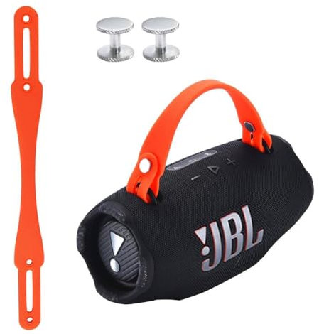 Xingsiyue Silikon-Tragegriff für JBL Xtreme 4/Xtreme 3/Xtreme 2 tragbare Bluetooth-Lautsprecher – Abnehmbarer Anti-Rutsch-Handgriff Zubehör, ideal für Reisen & Outdoor