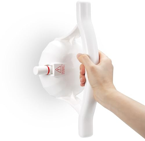 Zocipro Maniglione Bagno con Ventosa, Sicurezza Maniglione Doccia Anziani con Segno Rosso, Senza Foratura Portatile Maniglione Bagno per Anziani, Disabili, Bambini
