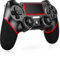 Holilo Controller wireless per PS-4, controller di gioco compatibile con PS-4/Pro/Slim Gamepad con Doppia Vibrazione/Sensore Giroscopico a 6 Assi/Risveglio/Touch Panel-Rosso