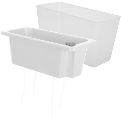 ANDRESLAD Maceta Multifuncional para Exterior Jardinera Riego Automático y Diseño Rectangular