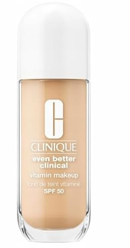 Clinique Even Better Clinical™ Vitamin Makeup SPF 50 – Skin Tint Foundation | Leichte Foundation mit Vitamin C, E & B3, strahlendes Finish
