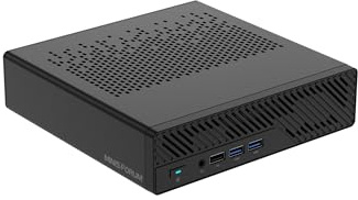 MINIS FORUM Mini PC MS-A1, Barebone Mini Workstation mit DDR5/4xM.2 NVMe SSD/AMD AM5 CPU, 2,5G RJ45 LAN x 2, HDMI/DP/Type-C, USB3.0x2, WiFi6e&BT5.2, Mini Computer(NO CPU/NO RAM/NO SSD/NO OS)