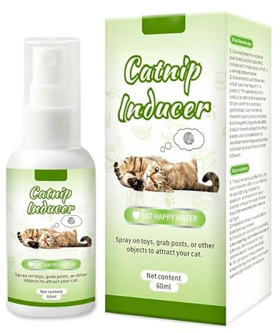 MagiSel Erba Gatta Spray, Generisch Spray di Gatta per Gatti, Gatta, Utilizzato per Addestramento e Giocattoli di Gattas, Supporta Il Comportamento e Favorisce Il Relax Durante i Viaggi, 60ml