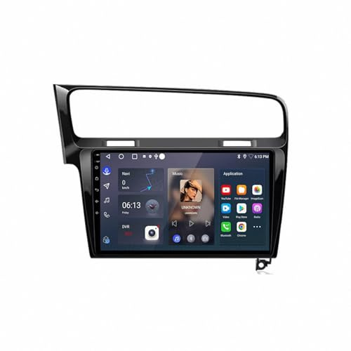 Carplay Inalámbrico Portátil y Android Auto para Volkswagen VW Golf 7 MK7 GTI 2012-2021 Navegación GPS, Bluetooth, Siri & G-Oogle, Cámara Trasera, Radio FM/RDS Dsp, 8 Nuclear 8G+256G