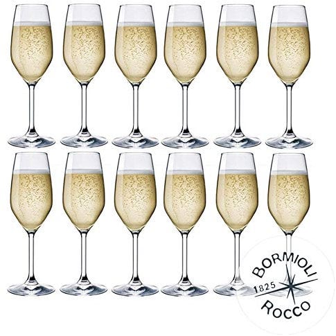 Bormioli Rocco Divino Calice Flute Champagne 24 cl Set 12 Pz
