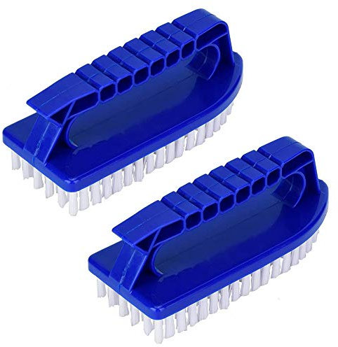 2 Stück Poolbürsten Reinigungsbürste Schwimmbad Bürste mit Griff Pools Algenbürste Schwimmbadbürste Handbürste Scheuerbürste Pools Bodenbürste Pool Reinigungszubehör für Poolwand und Poolboden
