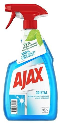 AJAX - Spray Nettoyant Vitres Eco Responsable Neutre 750Ml - le Lot De 4